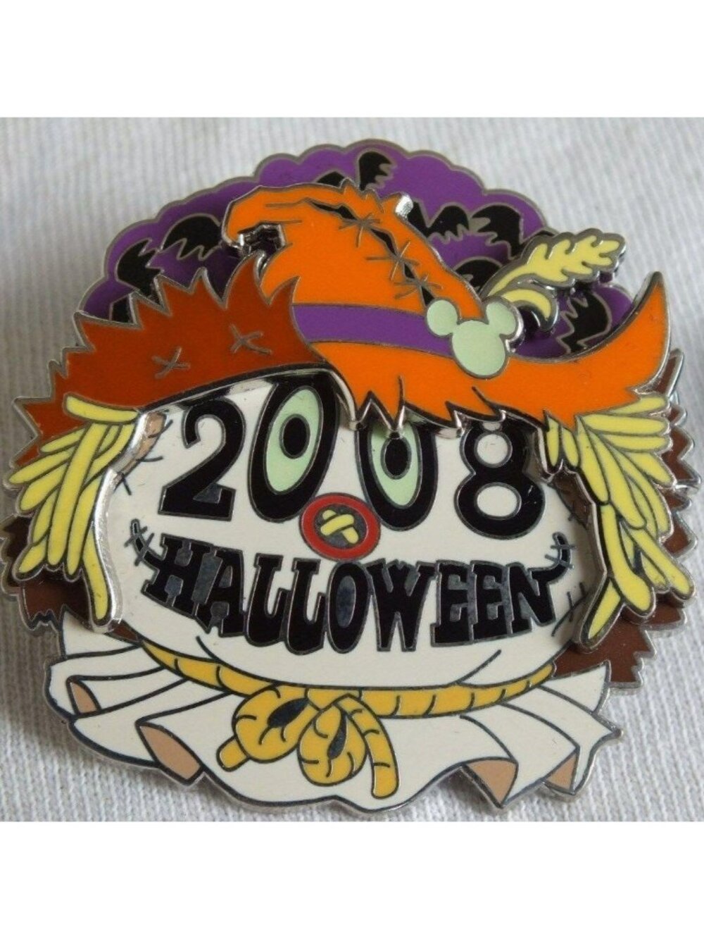 Disney Halloween Scarecrow Walt Disney World Collectible Pin From 2008